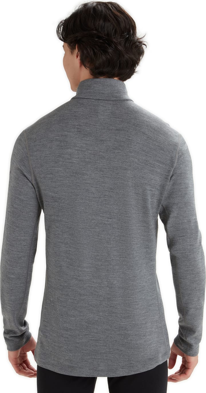 Icebreaker Men's 260 Tech Longsleeve Half Zip Gritstone Heather Icebreaker