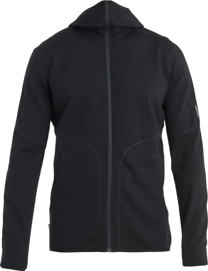 Icebreaker Men's Merino 560 Realfleece Elemental II Longsleeve Zip Black Icebreaker