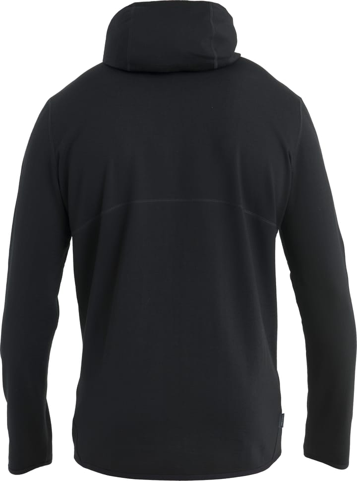 Icebreaker Men's Merino 560 Realfleece Elemental II Longsleeve Zip Black Icebreaker