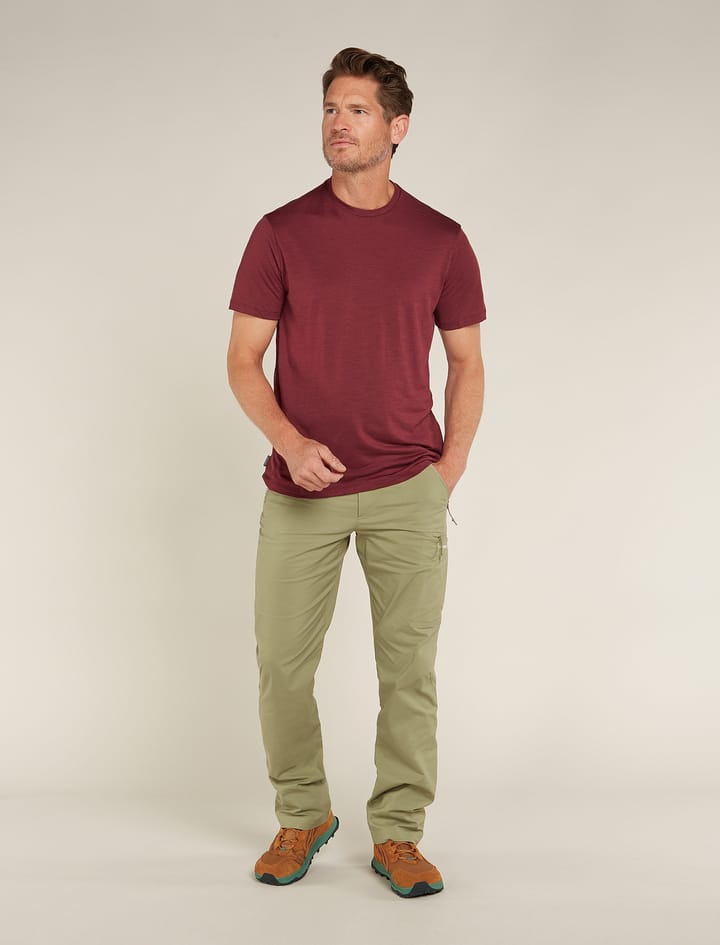 Icebreaker Men's Merino 150 Tech Lite III Short Sleeve Tee Port Icebreaker