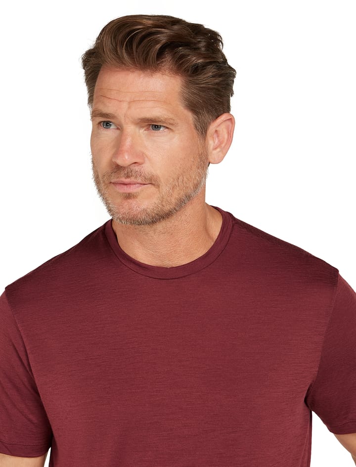 Icebreaker Men's Merino 150 Tech Lite III Short Sleeve Tee Port Icebreaker