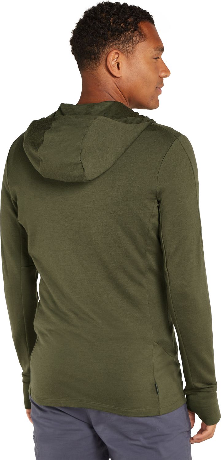 Icebreaker Men's Merino 260 Quantum Iv Longsleeve Zip Hoodie Loden Icebreaker Icebreaker Men's Merino 260 Quantum Iv Longsleeve Zip Hoodie Loden Icebreaker