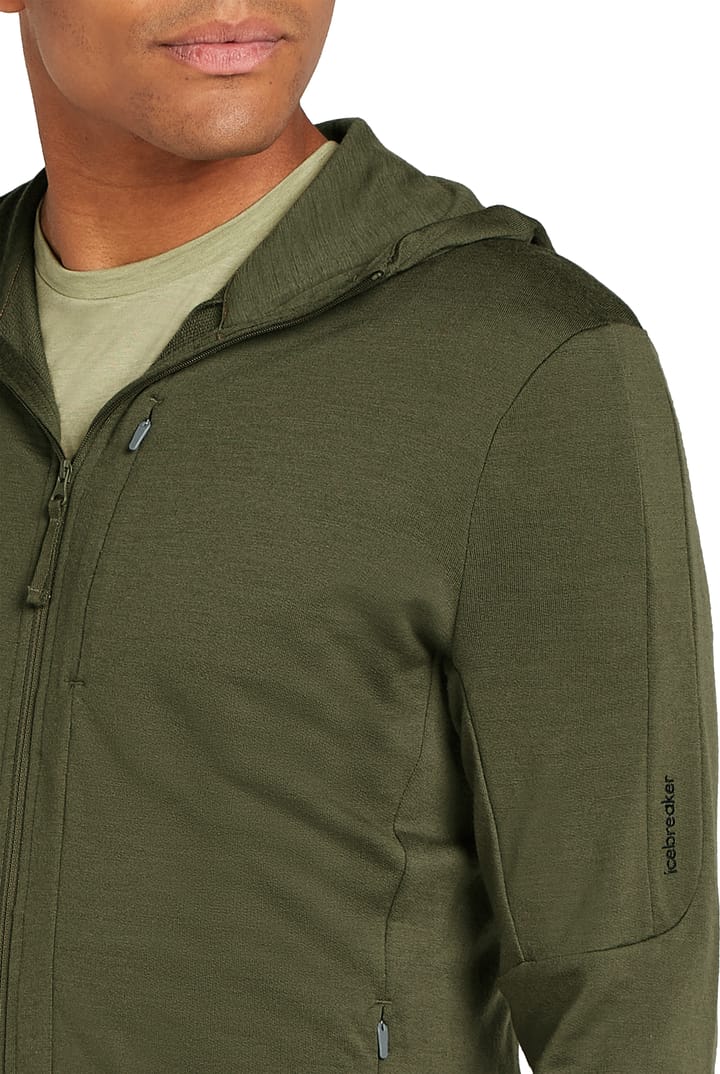 Icebreaker Men's Merino 260 Quantum Iv Longsleeve Zip Hoodie Loden Icebreaker Icebreaker Men's Merino 260 Quantum Iv Longsleeve Zip Hoodie Loden Icebreaker