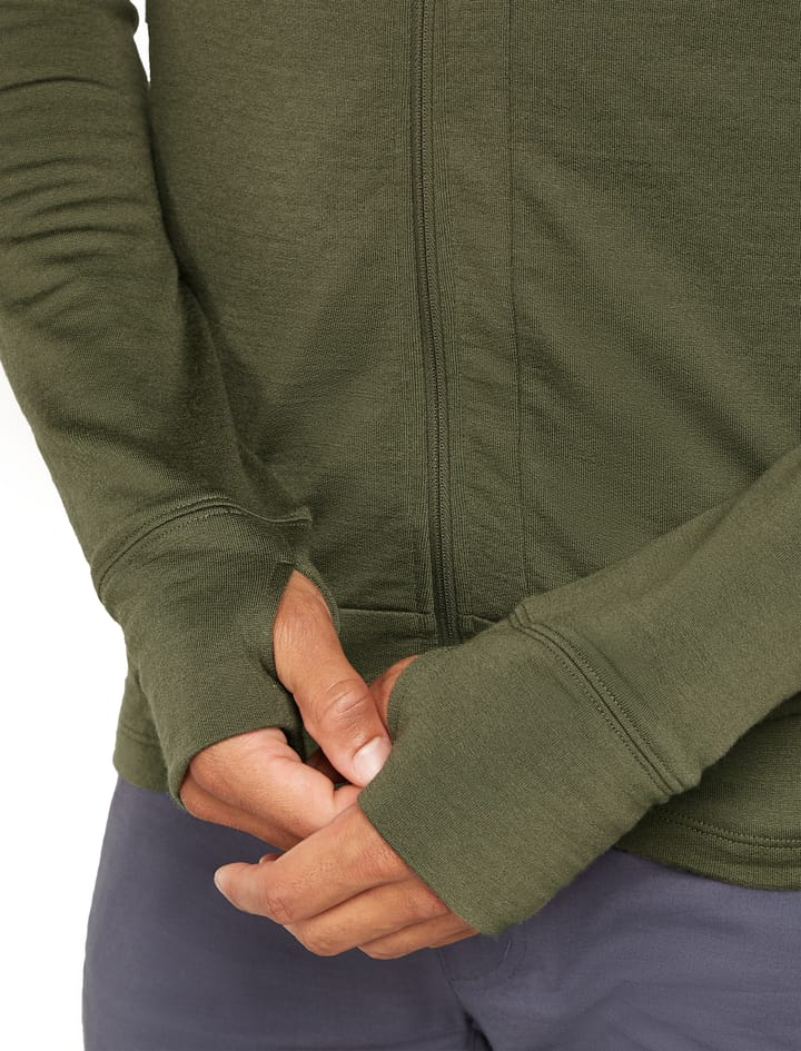 Icebreaker Men's Merino 260 Quantum Iv Longsleeve Zip Hoodie Loden Icebreaker Icebreaker Men's Merino 260 Quantum Iv Longsleeve Zip Hoodie Loden Icebreaker