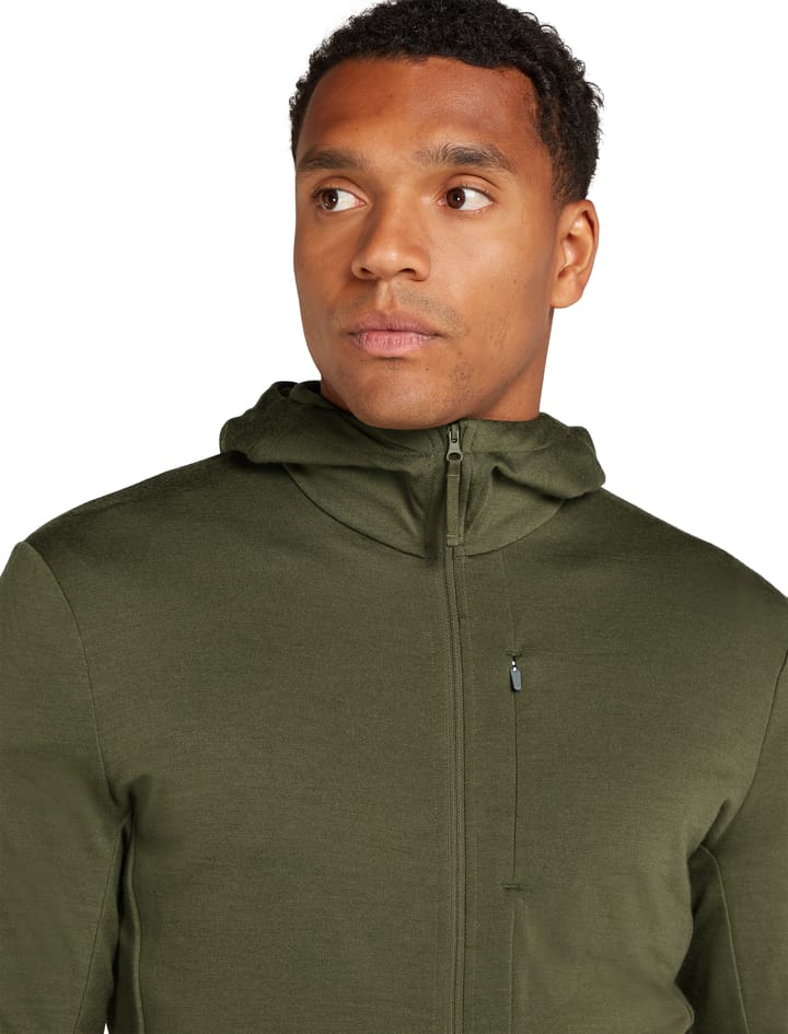 Icebreaker Men's Merino 260 Quantum Iv Longsleeve Zip Hoodie Loden Icebreaker Icebreaker Men's Merino 260 Quantum Iv Longsleeve Zip Hoodie Loden Icebreaker