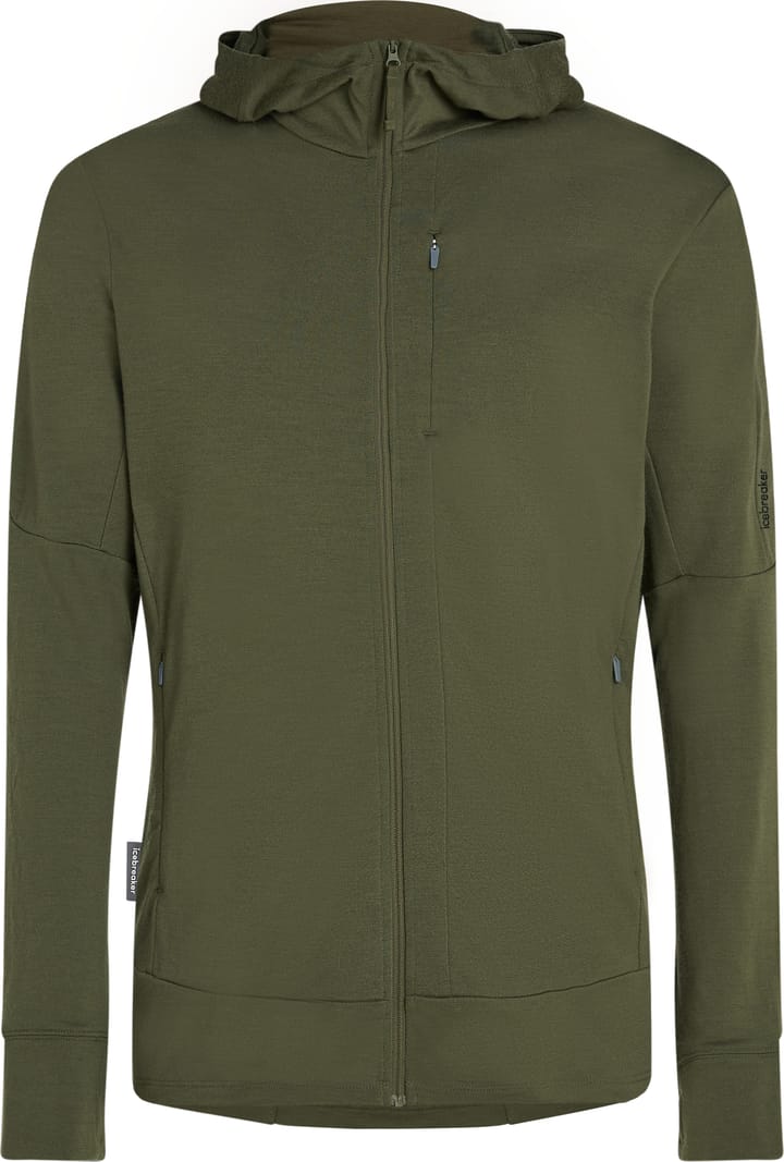 Icebreaker Men's Merino 260 Quantum Iv Longsleeve Zip Hoodie Loden Icebreaker Icebreaker Men's Merino 260 Quantum Iv Longsleeve Zip Hoodie Loden Icebreaker