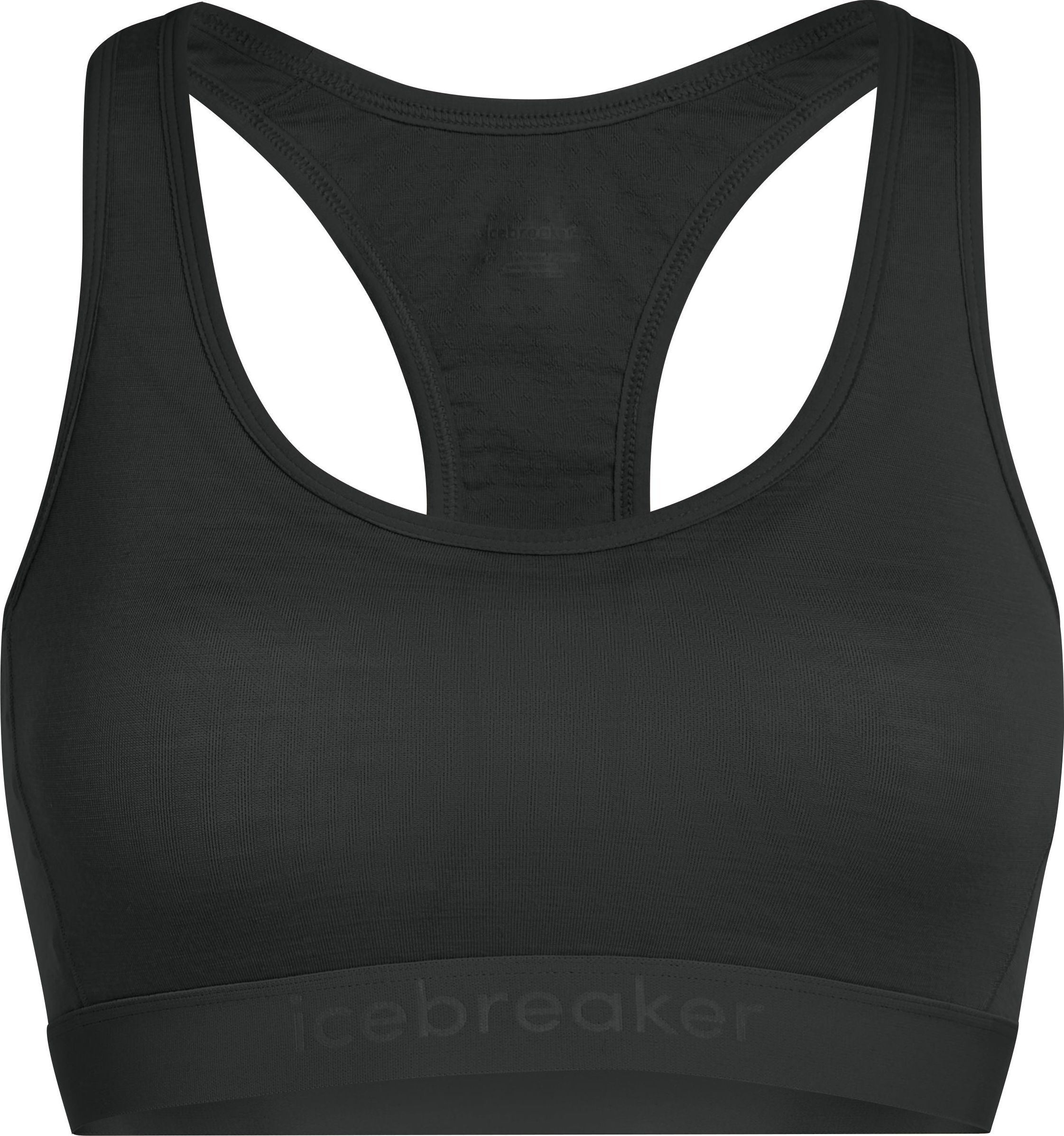 Icebreaker Women's Merino 125 Zoneknit Racerback Bra Black Undertøy M