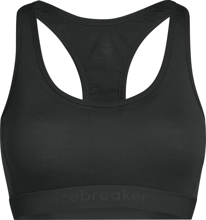 Icebreaker Women's Merino 125 Zoneknit Racerback Bra Black Icebreaker