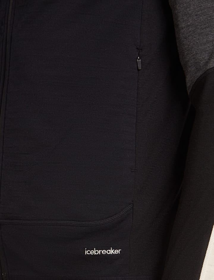 Icebreaker Men Merino Blend 300 Realfleece™ Descender Vest Black Icebreaker