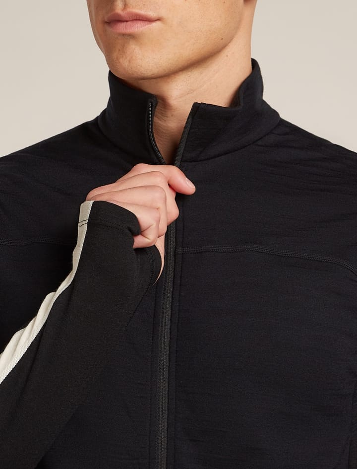 Icebreaker Men Merino Blend 300 Realfleece™ Descender Vest Black Icebreaker