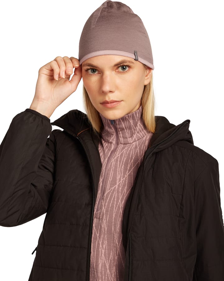 Icebreaker Unisex Pocket Hat Summit/Blush Icebreaker