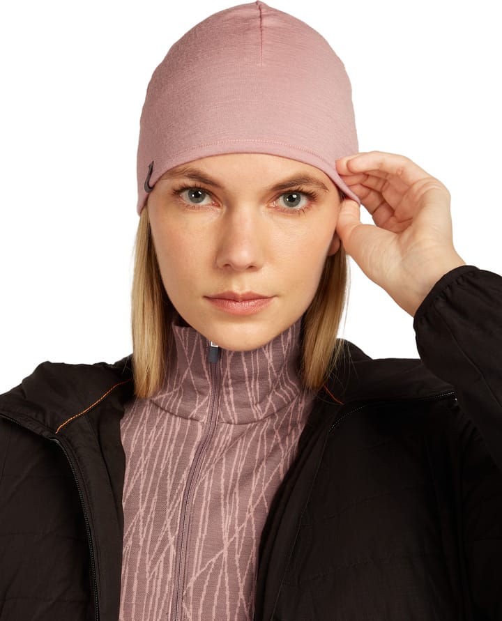 Icebreaker Unisex Pocket Hat Summit/Blush Icebreaker