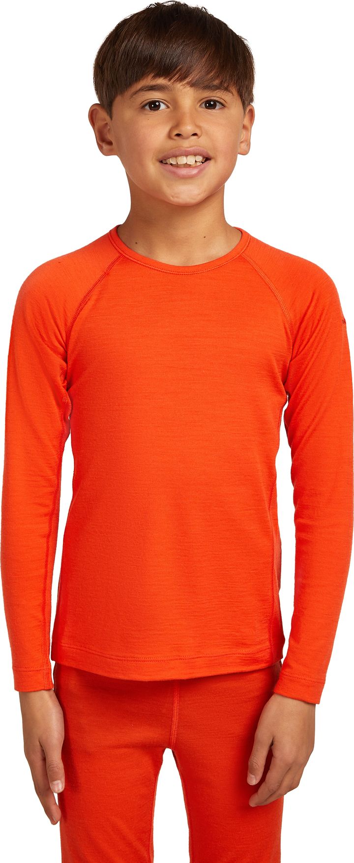 Icebreaker Kids' 200 Oasis Longsleeve Crewe Fervid Icebreaker
