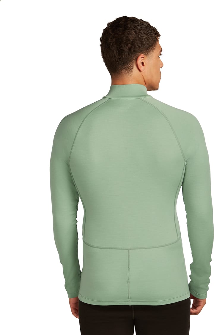 Icebreaker Men's Merino 300 MerinoFine Polar Long Sleeve Half Zip Seaglass Icebreaker