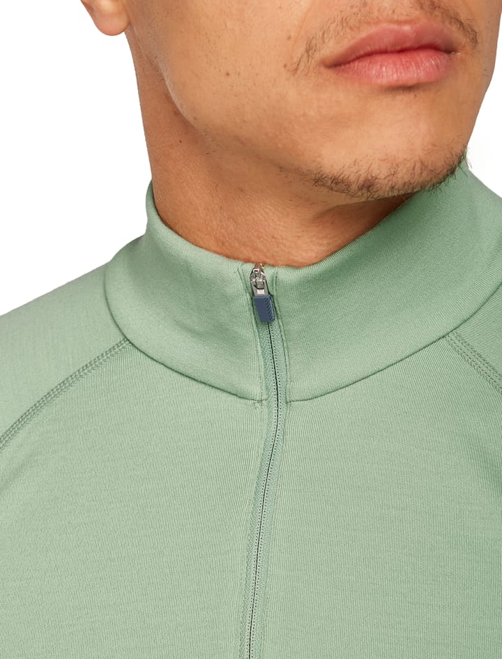 Icebreaker Men's Merino 300 MerinoFine Polar Long Sleeve Half Zip Seaglass Icebreaker