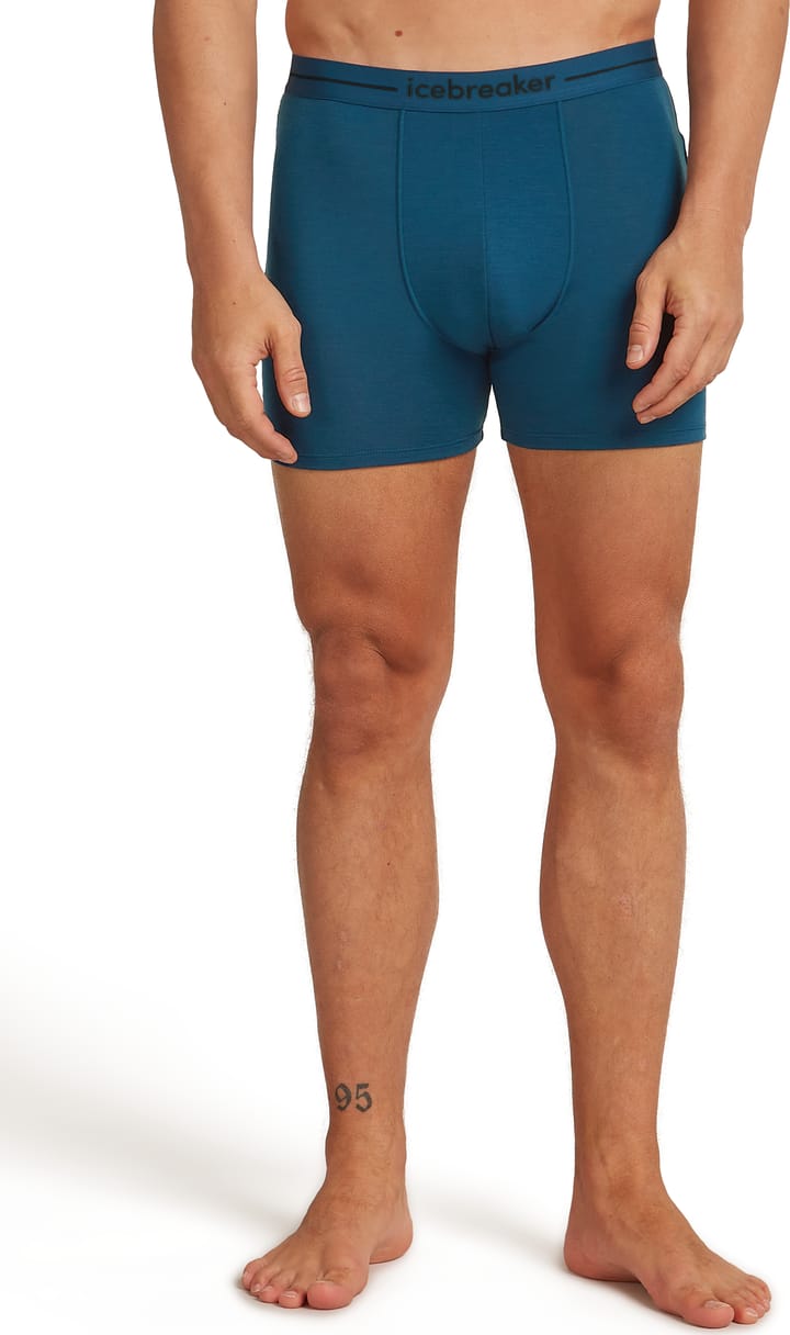 Icebreaker Men's Anatomica Boxers Atlantis Icebreaker Icebreaker Men's Anatomica Boxers Atlantis Icebreaker