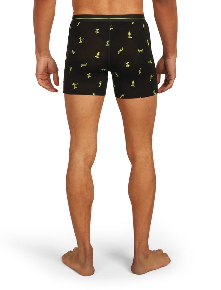Icebreaker M Mer 150 Anatomica Boxers Ski Day Black/peridot/aop Icebreaker Icebreaker M Mer 150 Anatomica Boxers Ski Day Black/peridot/aop Icebreaker