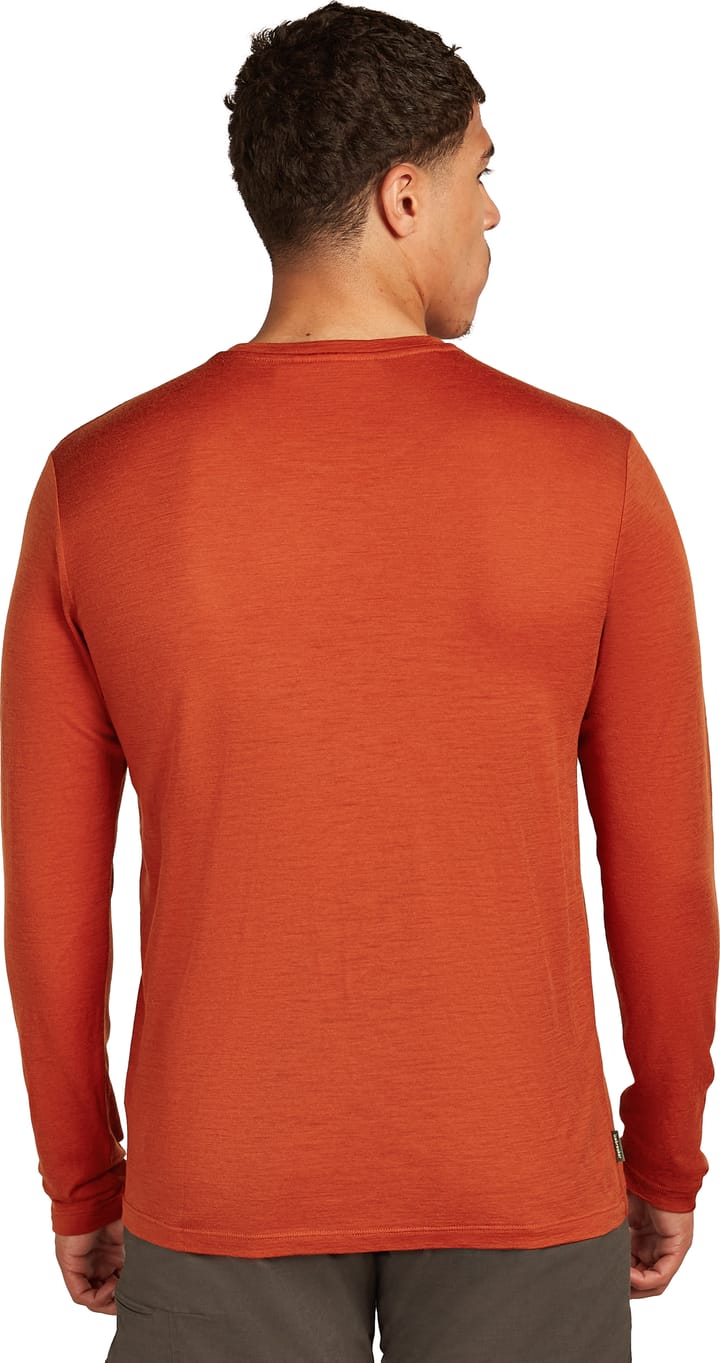 Icebreaker Men's Merino 150 Tech Lite Long Sleeve Tee Rainer Ridge Agate Icebreaker Icebreaker Men's Merino 150 Tech Lite Long Sleeve Tee Rainer Ridge Agate Icebreaker
