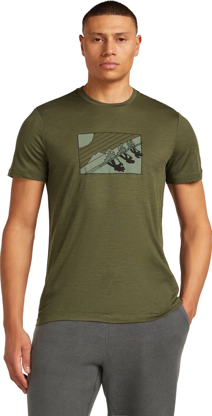 Icebreaker Men Merino 150 Tech Lite Ss Tee In The Wild Loden Icebreaker Icebreaker Men Merino 150 Tech Lite Ss Tee In The Wild Loden Icebreaker