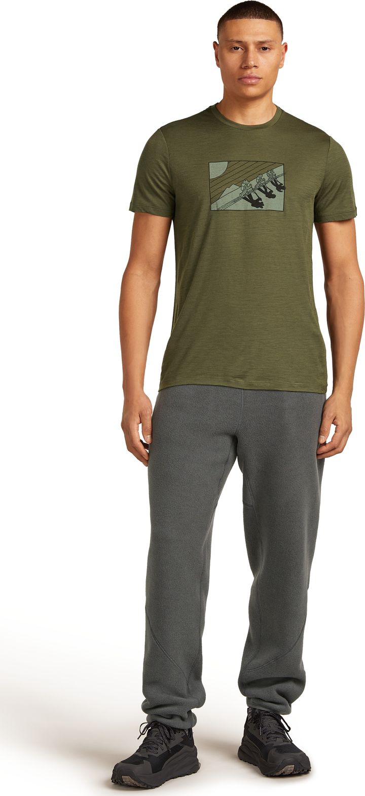 Icebreaker Men Merino 150 Tech Lite Ss Tee In The Wild Loden Icebreaker Icebreaker Men Merino 150 Tech Lite Ss Tee In The Wild Loden Icebreaker