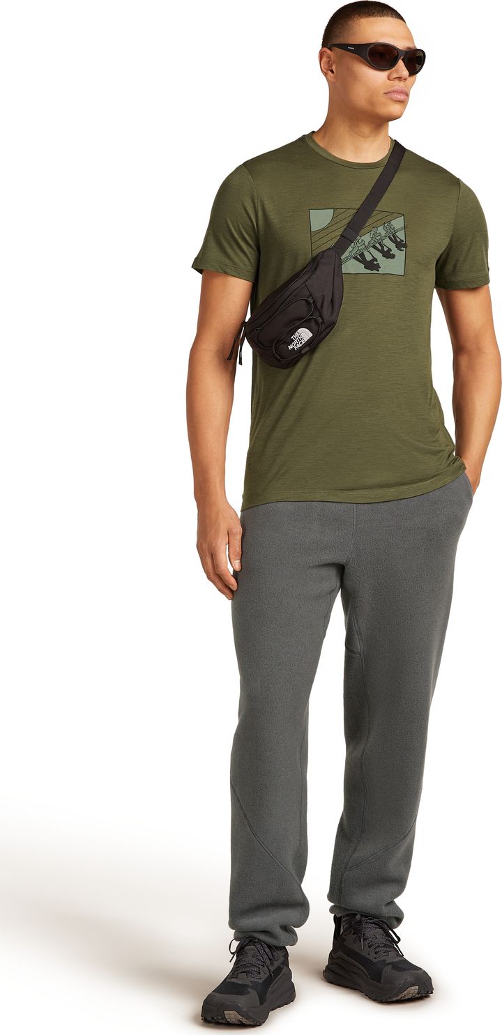 Icebreaker Men Merino 150 Tech Lite Ss Tee In The Wild Loden Icebreaker