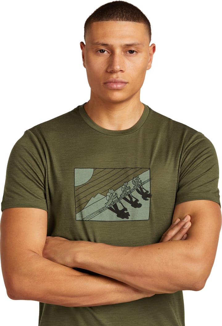 Icebreaker Men Merino 150 Tech Lite Ss Tee In The Wild Loden Icebreaker Icebreaker Men Merino 150 Tech Lite Ss Tee In The Wild Loden Icebreaker