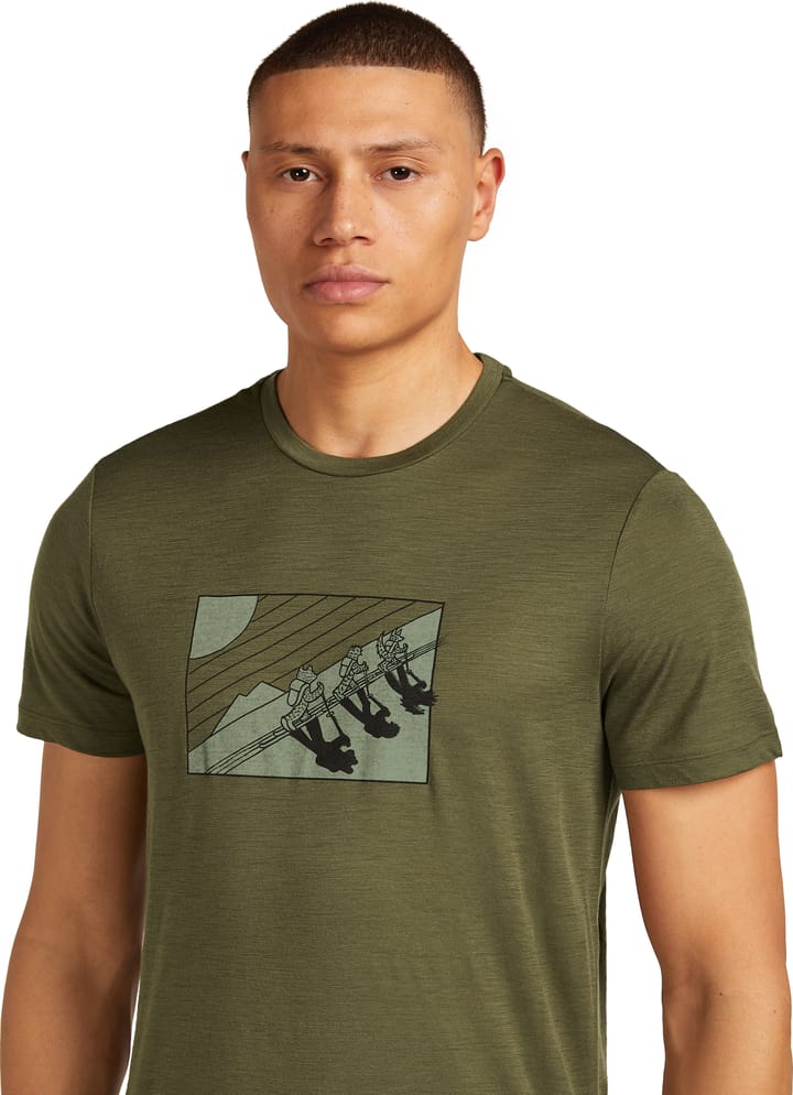 Icebreaker Men Merino 150 Tech Lite Ss Tee In The Wild Loden Icebreaker Icebreaker Men Merino 150 Tech Lite Ss Tee In The Wild Loden Icebreaker