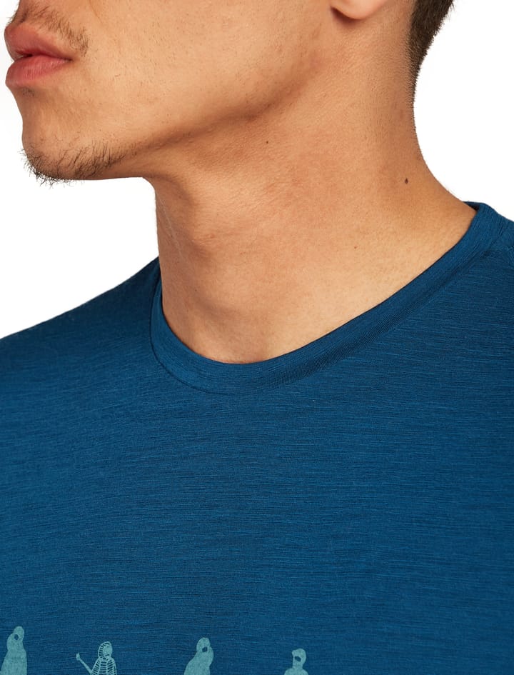 Icebreaker Men Merino 150 Tech Lite Ss Tee Snow Day Atlantis Icebreaker Icebreaker Men Merino 150 Tech Lite Ss Tee Snow Day Atlantis Icebreaker