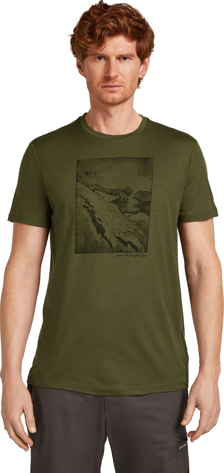 Icebreaker Men Merino 150 Tech Lite Ss Tee Summit Loden Icebreaker