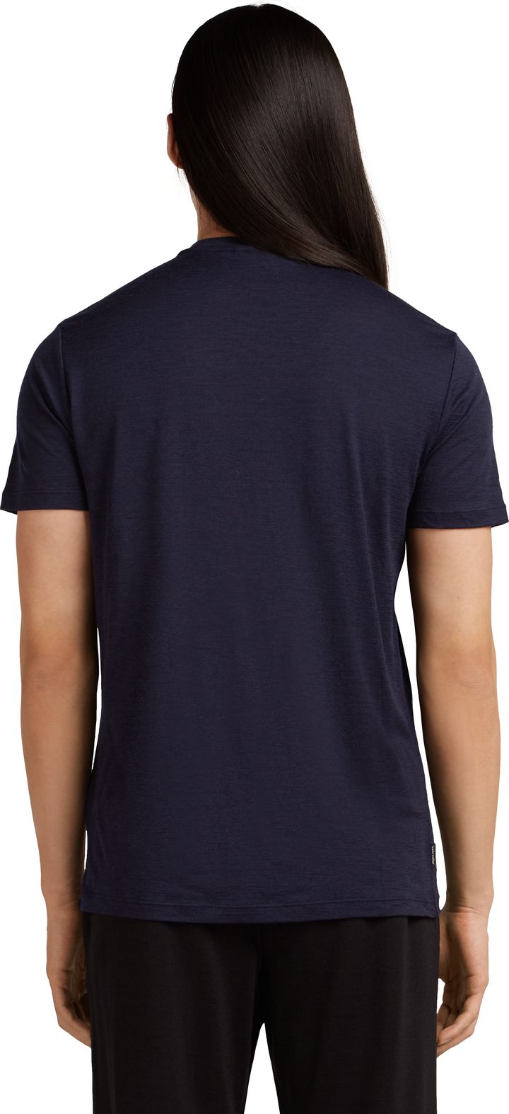 Icebreaker Men Merino 150 Tech Lite Ss Tee The Peaks Midnight Navy Icebreaker