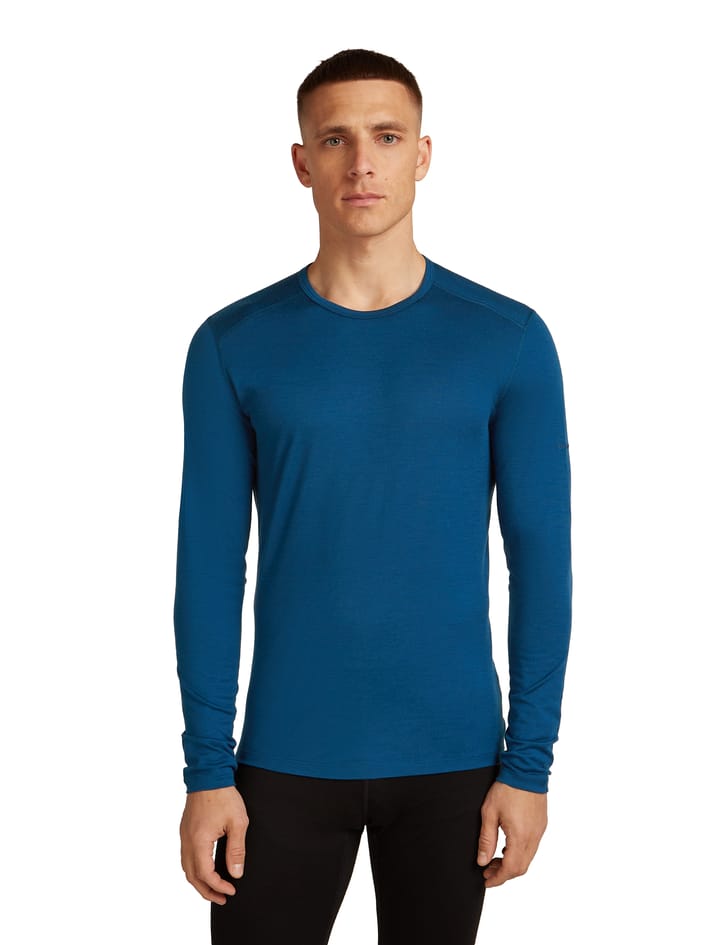 Icebreaker Men's 200 Oasis Long Sleeve Crewe Atlantis Icebreaker Icebreaker Men's 200 Oasis Long Sleeve Crewe Atlantis Icebreaker
