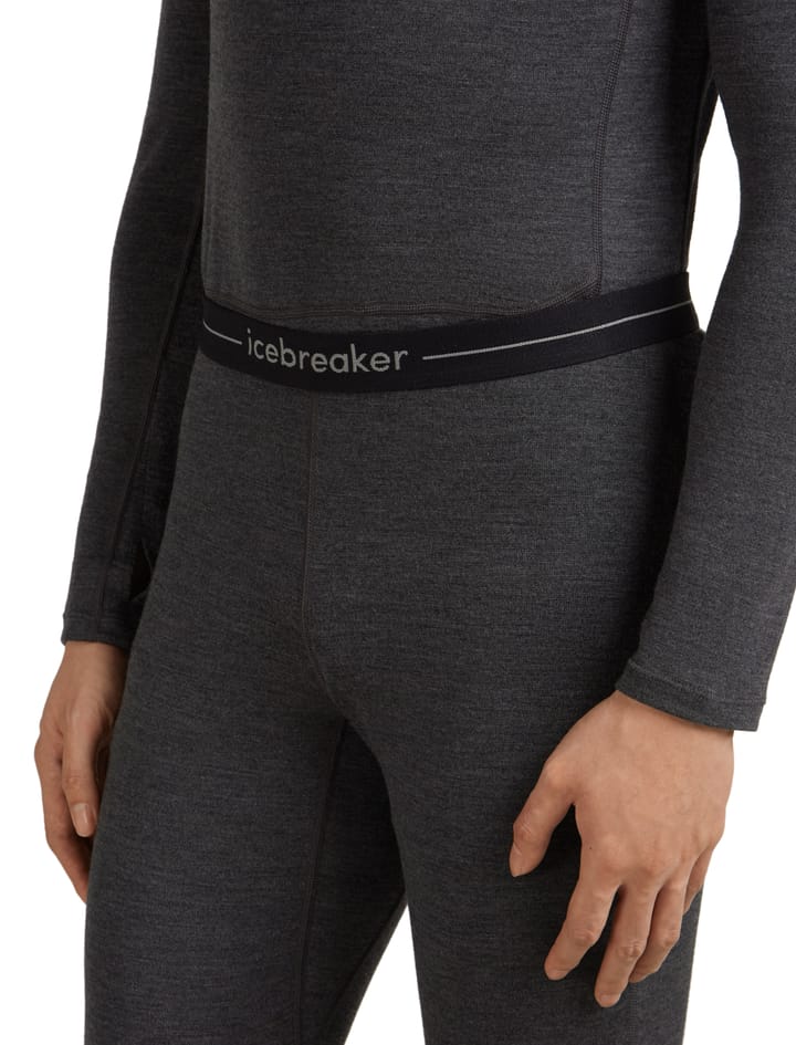 Icebreaker Men's Merino 260 Zoneknit 3/4 Thermal Leggings Jet Hthr Icebreaker