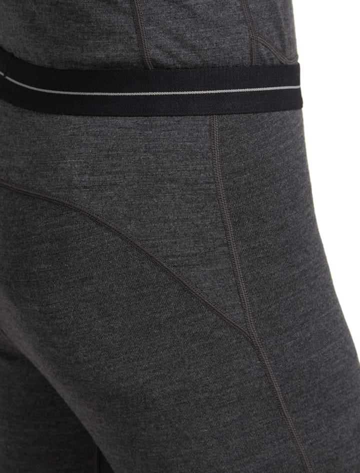 Icebreaker Men's Merino 260 Zoneknit 3/4 Thermal Leggings Jet Hthr Icebreaker