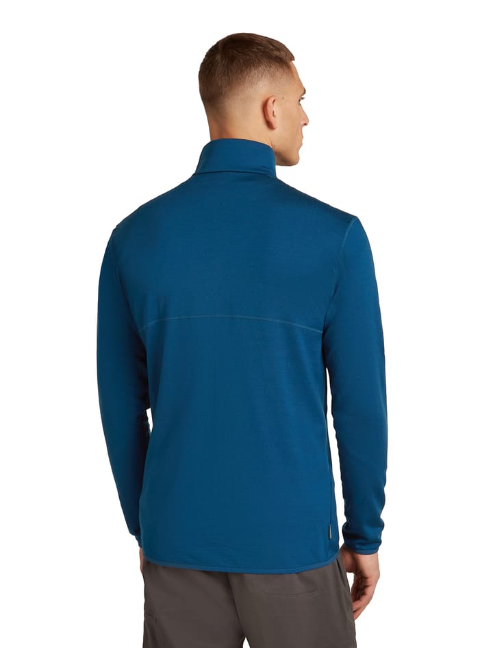 Men's Merino 560 Realfleece Elemental II Longsleeve Zip Atlantis Icebreaker Men's Merino 560 Realfleece Elemental II Longsleeve Zip Atlantis Icebreaker