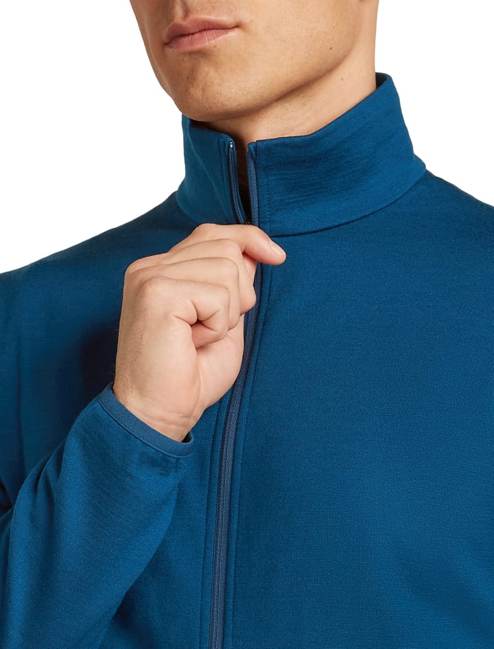 Men's Merino 560 Realfleece Elemental II Longsleeve Zip Atlantis Icebreaker Men's Merino 560 Realfleece Elemental II Longsleeve Zip Atlantis Icebreaker