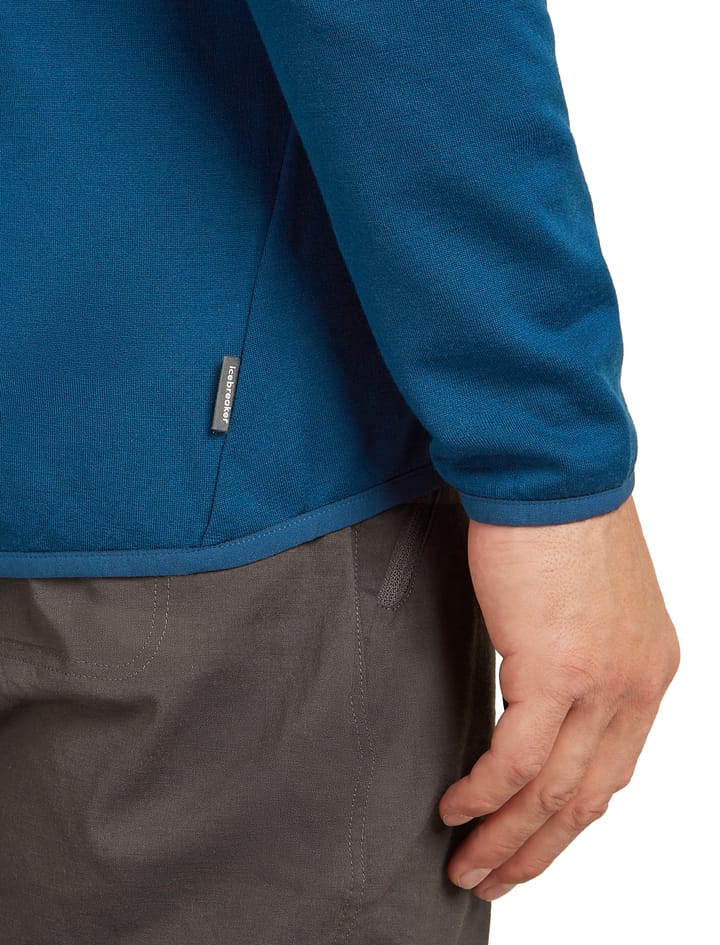 Men's Merino 560 Realfleece Elemental II Longsleeve Zip Atlantis Icebreaker Men's Merino 560 Realfleece Elemental II Longsleeve Zip Atlantis Icebreaker