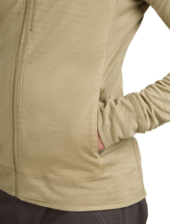 Icebreaker Men Merino Blend 300 Realfleece™ Descender Ls Zip Hoodie Flagstone Icebreaker