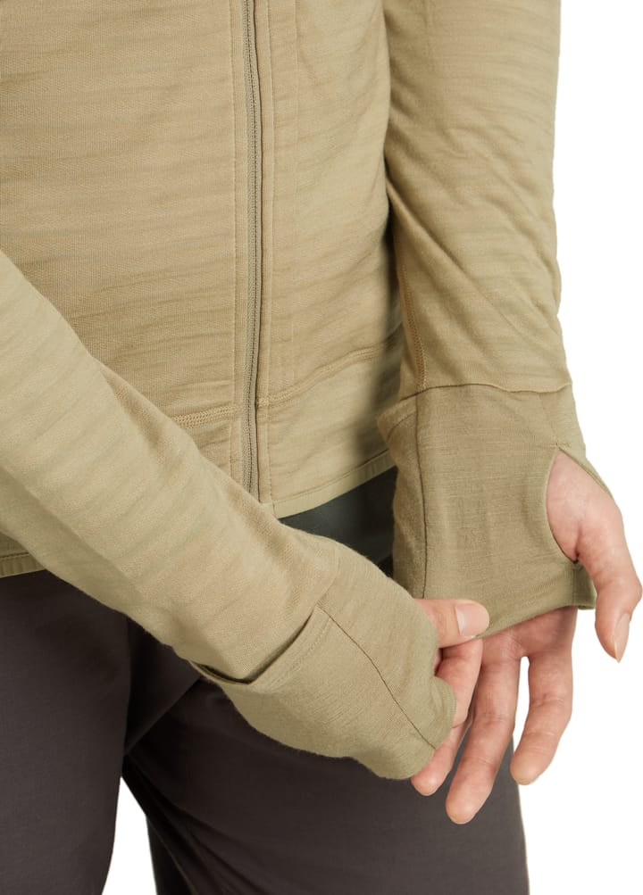 Icebreaker Men Merino Blend 300 Realfleece™ Descender Ls Zip Hoodie Flagstone Icebreaker
