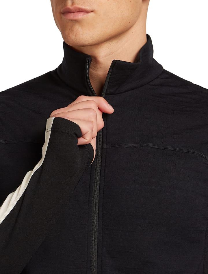 Icebreaker Men Merino Blend 300 Realfleece™ Descender Vest Black Icebreaker