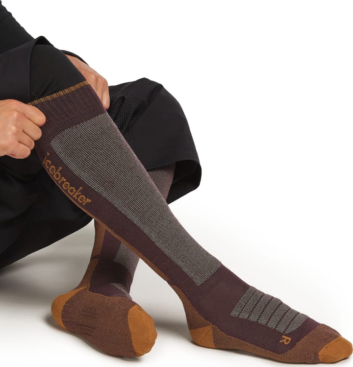 Icebreaker Men's Merino Ski+ Medium Java/Trail/Seaglass Icebreaker