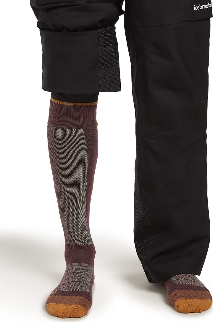 Icebreaker Men's Merino Ski+ Medium Java/Trail/Seaglass Icebreaker