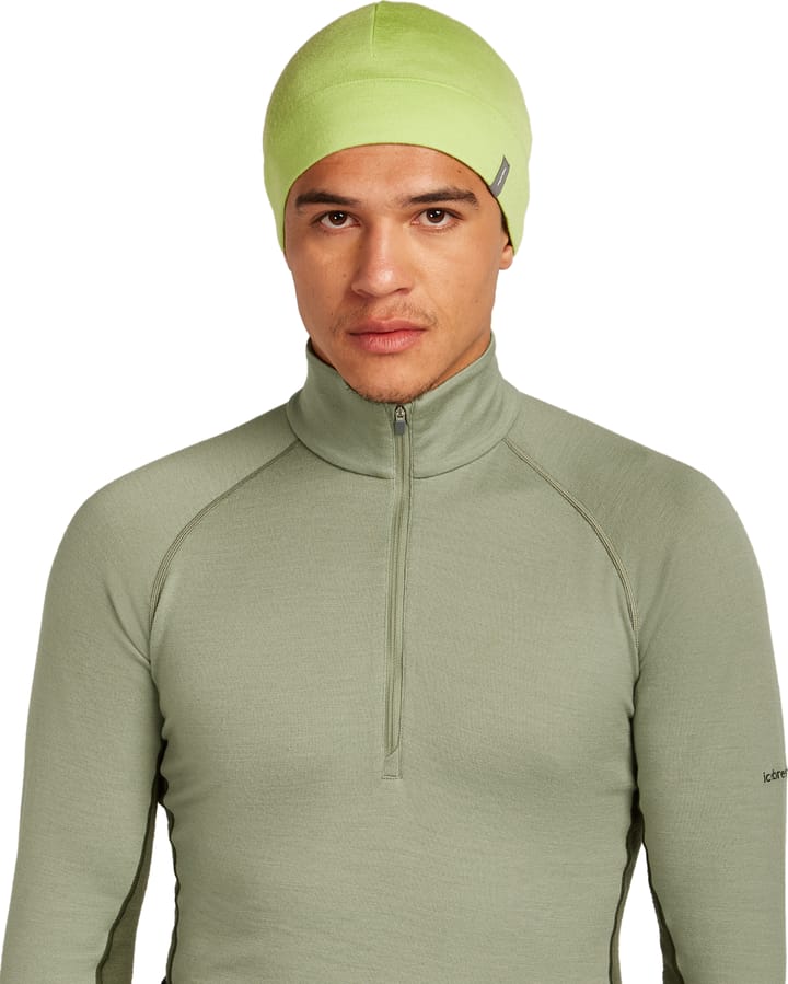 Icebreaker Unisex Merino 260 Ridge Beanie Peridot Icebreaker