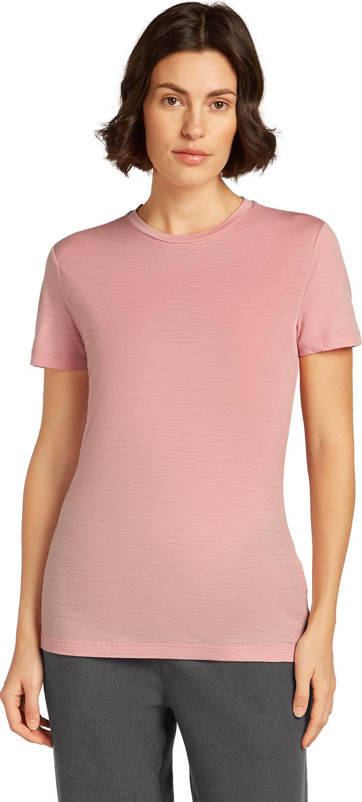 Icebreaker Women's Merino 150 Tech Lite III Short Sleeve Tee Blush Icebreaker