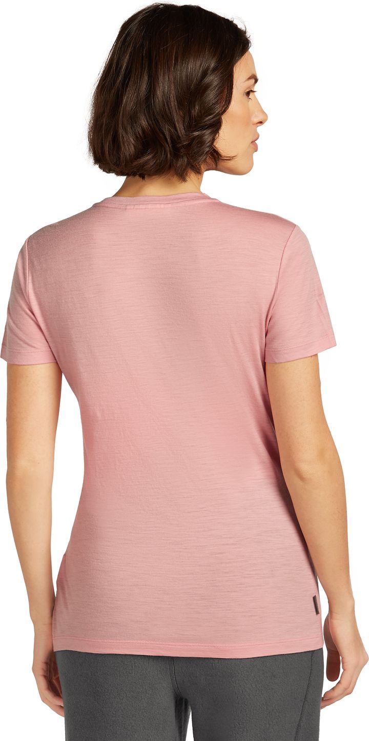 Icebreaker Women's Merino 150 Tech Lite III Short Sleeve Tee Blush Icebreaker