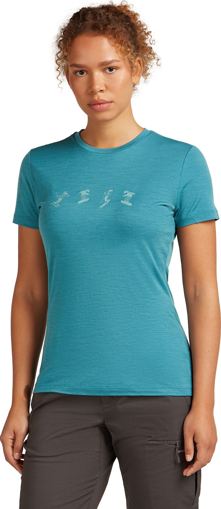 Icebreaker Women Merino 150 Tech Lite Ss Tee Snow Day Topaz Icebreaker Icebreaker Women Merino 150 Tech Lite Ss Tee Snow Day Topaz Icebreaker