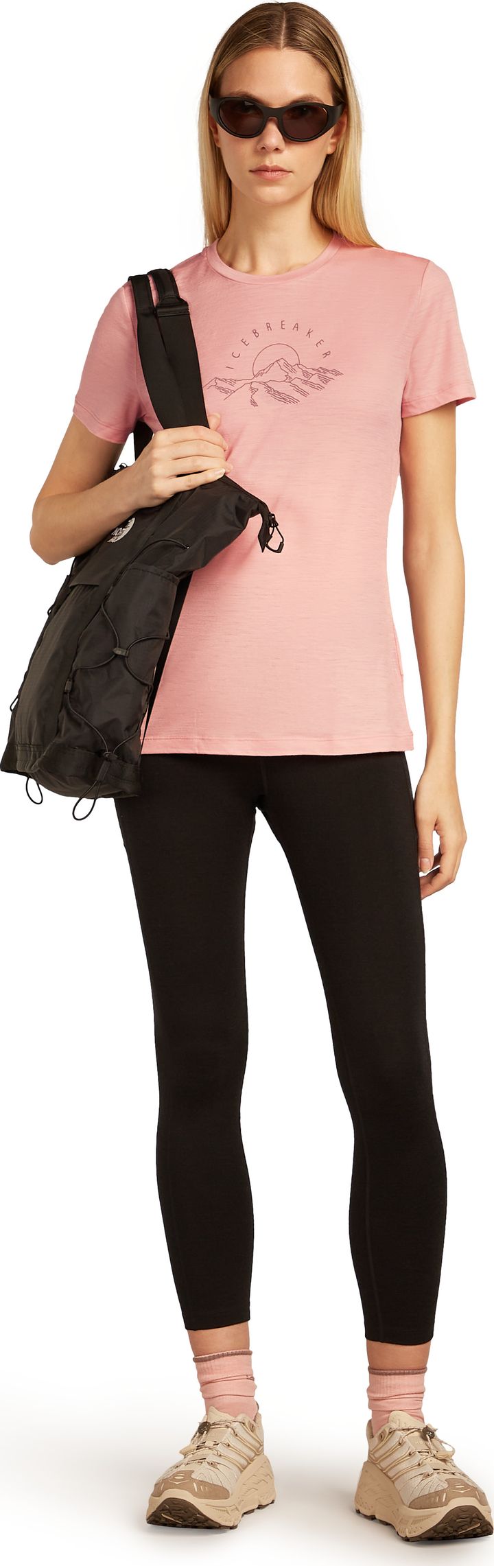 Icebreaker W Mer 150 Tech Lite Ss Tee Sunrise Sumit Blush Icebreaker