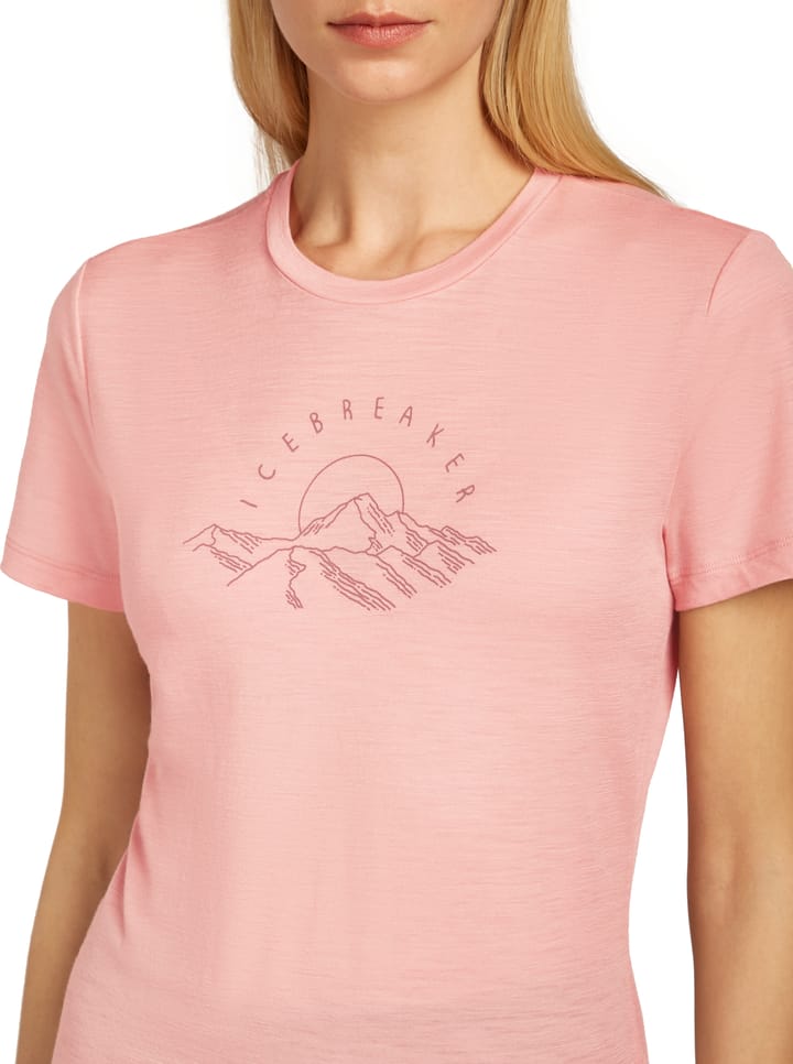 Icebreaker W Mer 150 Tech Lite Ss Tee Sunrise Sumit Blush Icebreaker