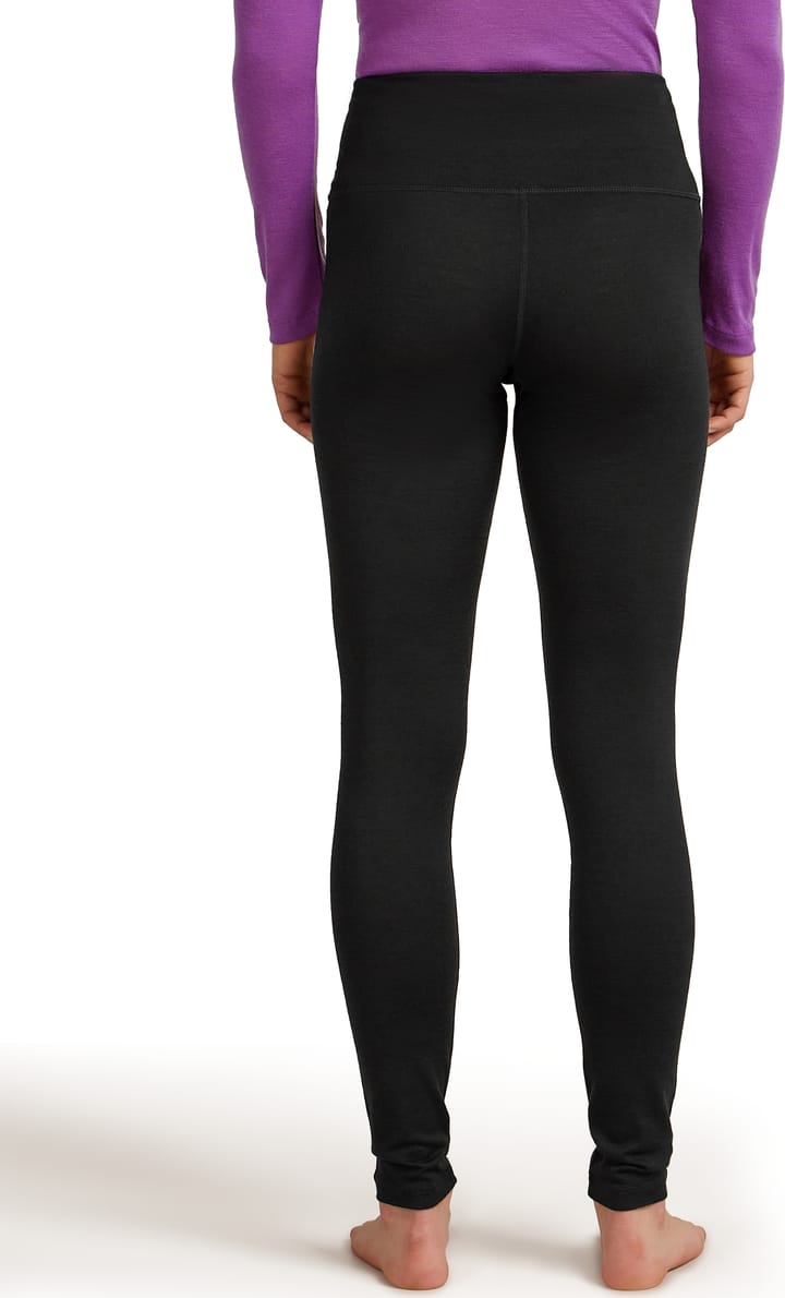 Icebreaker Women's Merino 200 Oasis High Rise Leggings Black Icebreaker