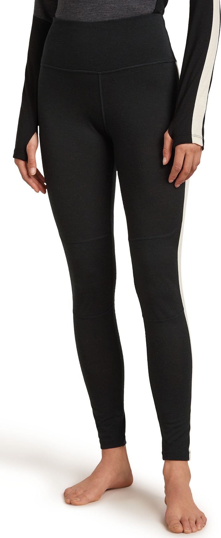 Icebreaker Women's Merino 200 Oasis+ Leggings Black/Undyed Icebreaker