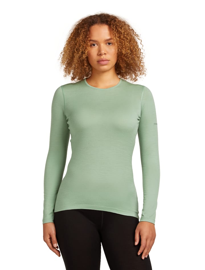 Icebreaker Women's 200 Oasis Long Sleeve Crewe Seaglass Icebreaker